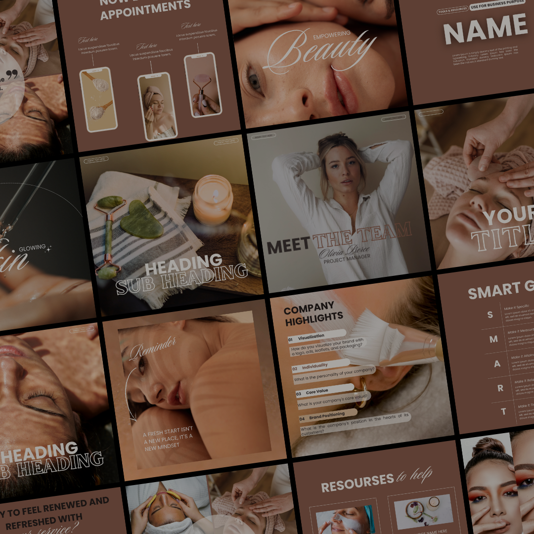 Luxury Templates Esthetician Instagram