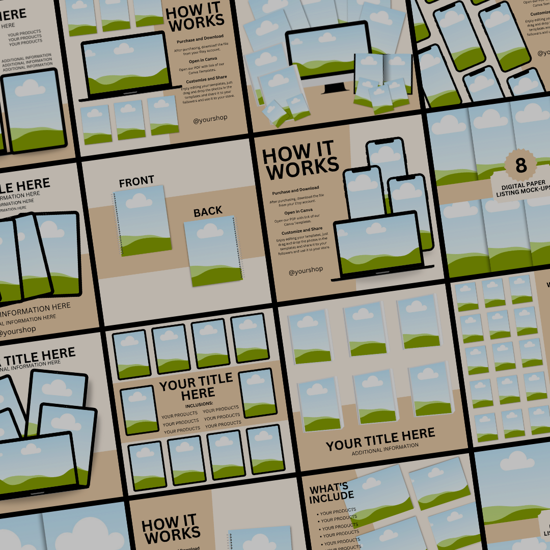 Mockup Magic: Professional Templates for Picture-Perfect Presentations
