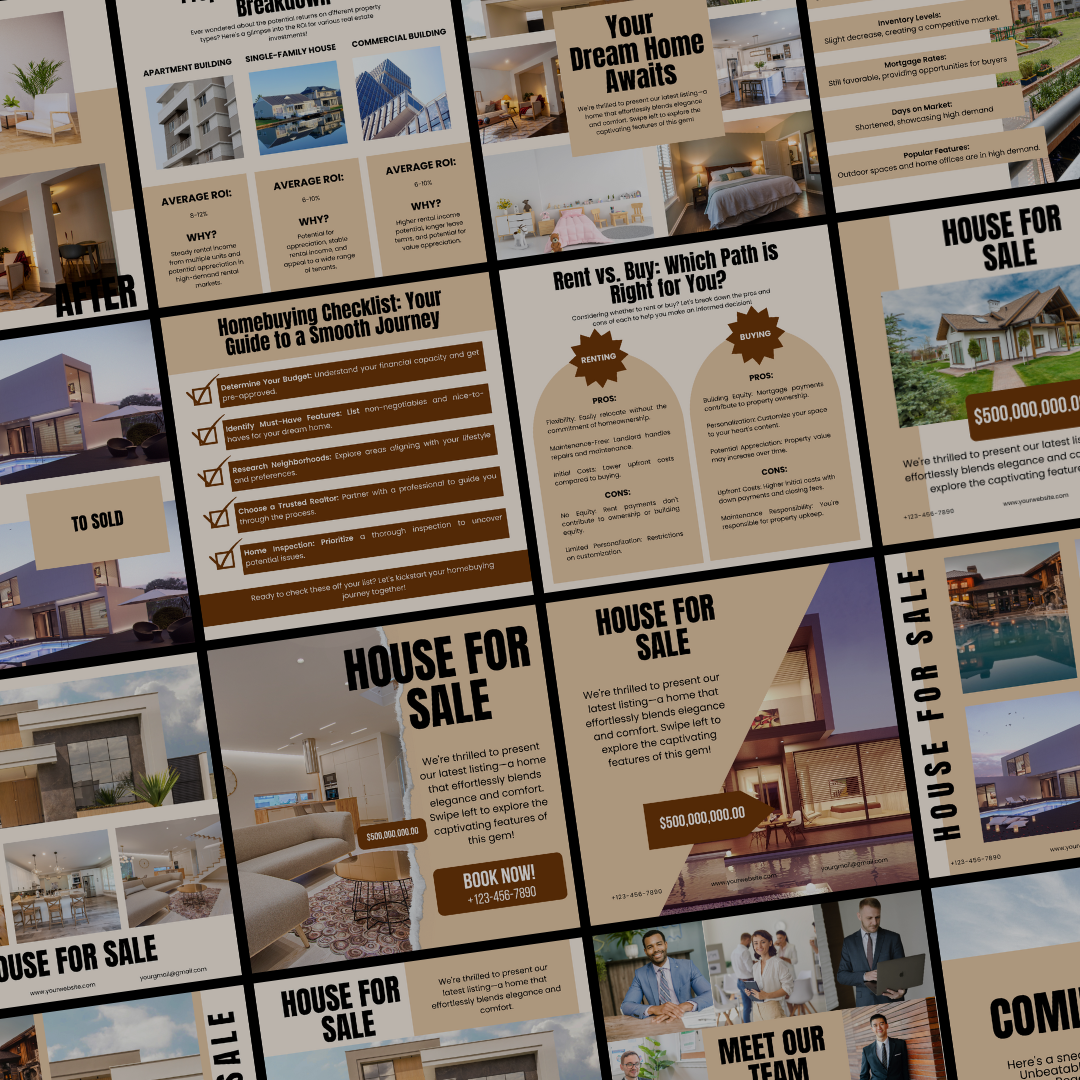 Real Estate Showcase: Premium Templates for Property Professionals