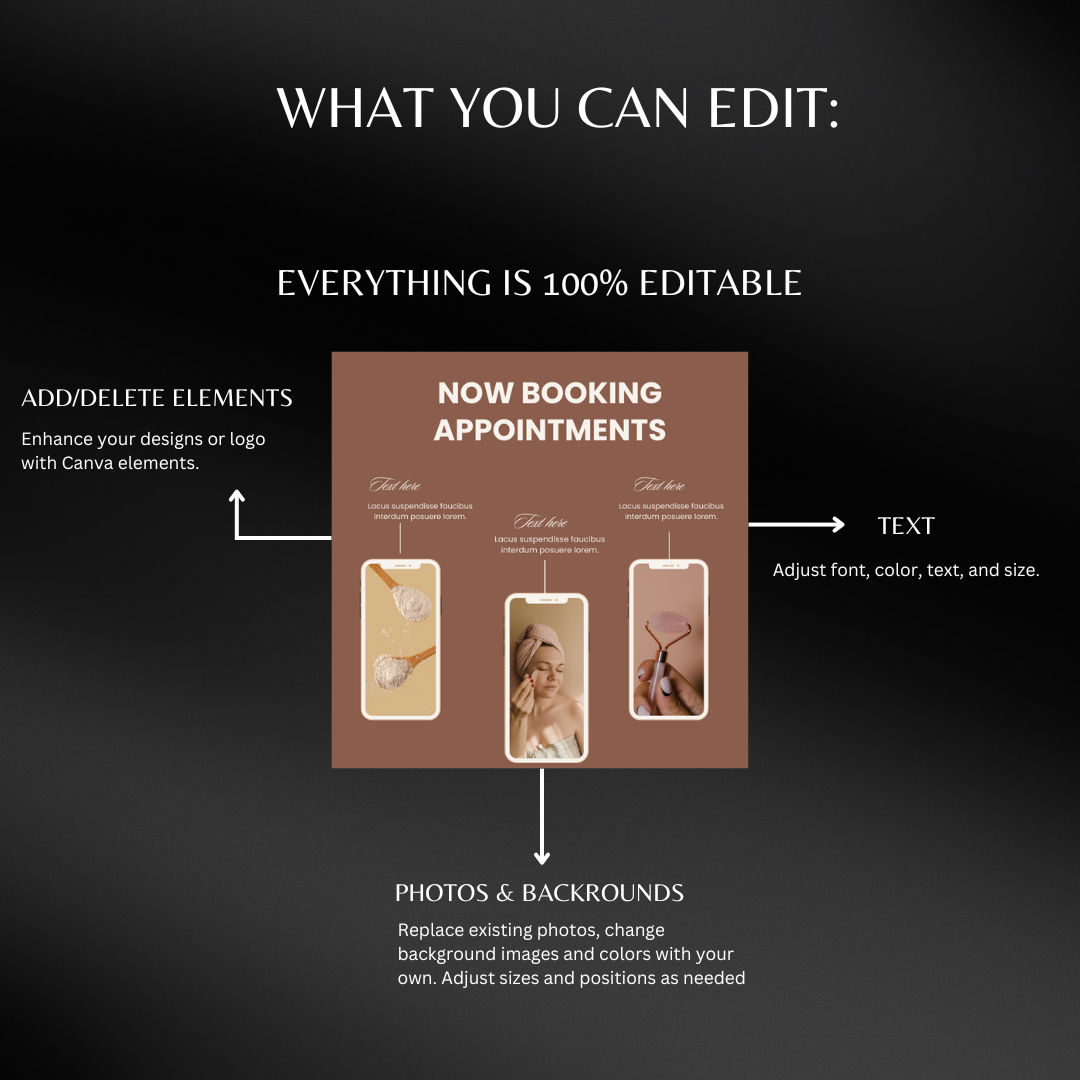 Luxury Templates Esthetician Instagram