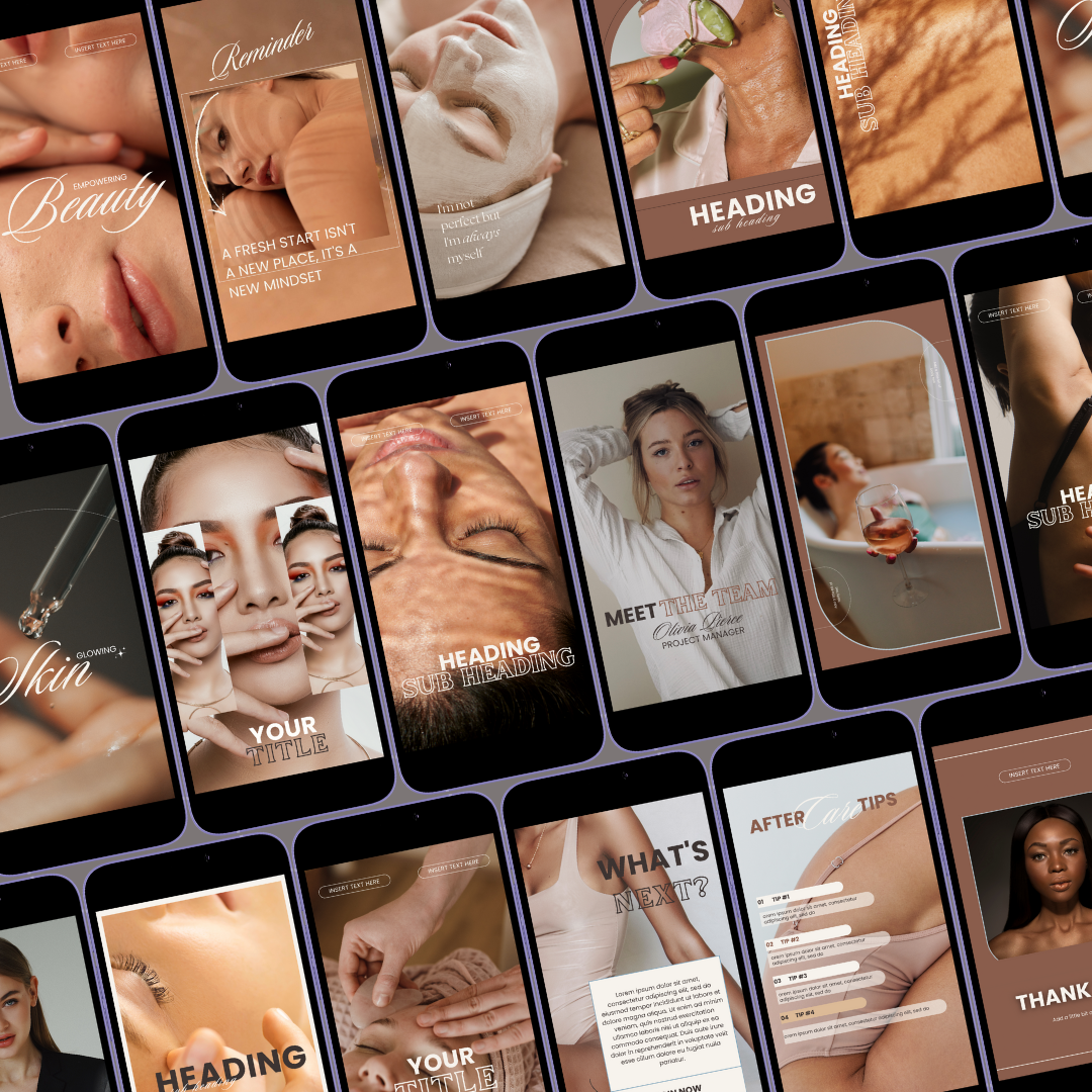 Luxury Templates Esthetician Instagram
